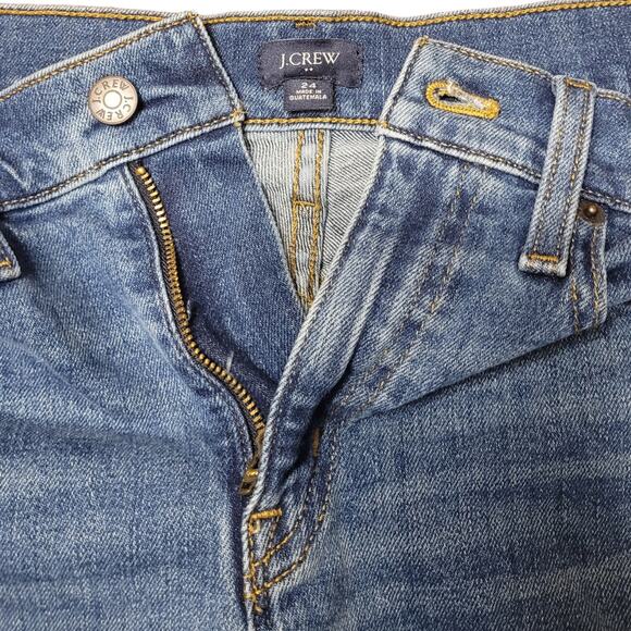 J Crew Denim Shorts XS Pacific Blue Cuffed Reimagined Cotton Minimalist Summer - Picture 7 of 10